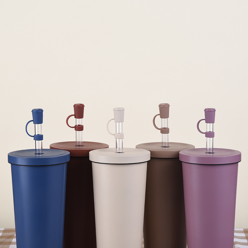 Casual Solid Color Silica Gel Cup Sleeves 1 Piece display picture 1