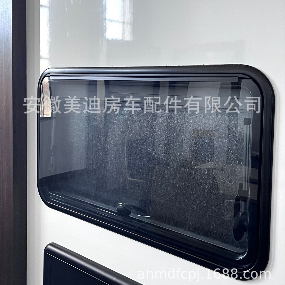 Serie MD-JPR70, esquinas redondeadas, una pieza de metal, persiana enrollable, accesorios para ventanas de RV