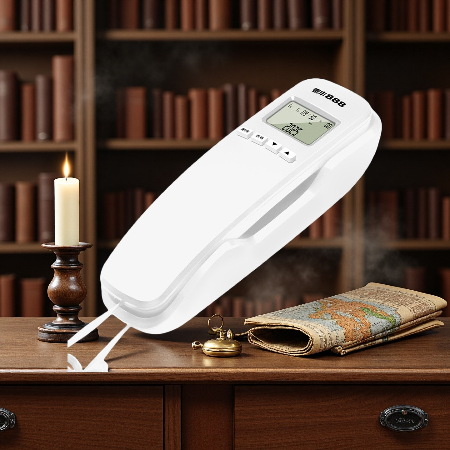 Taifeng TF105 Caller ID Elevator Wall-Mounted Mini Telephone for Hotels and Inns (Landline/Extension Unit)