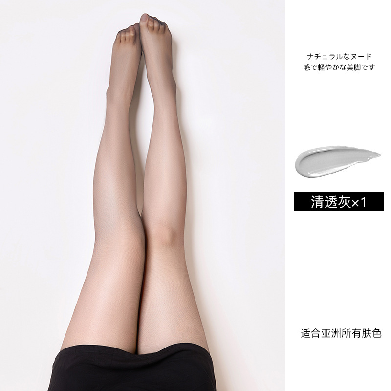 Medias de gran tamaño de mujer gancho de seda resistente primavera y verano seda negra 0d alta permeable grasa MM200 jin piel belleza piña calzoncillos