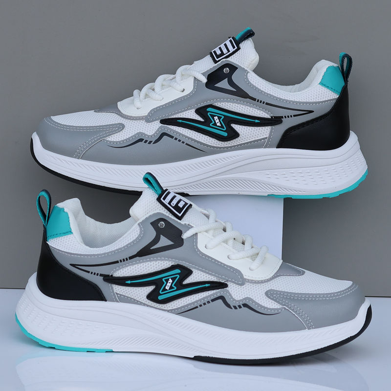 2025 New Autumn Men's Shoes Breathable Anti-Odor Sports Shoes Men's Casual Running Shoes Men's Versatile Soft-Soled Dad Shoes