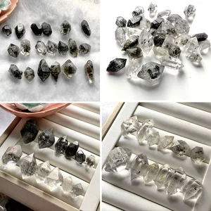 Рекомендуемая Helkimon Natural Blittering Double -Ropinted Black Ghost Black Black Clycing Sand Crystal Crystal Rank