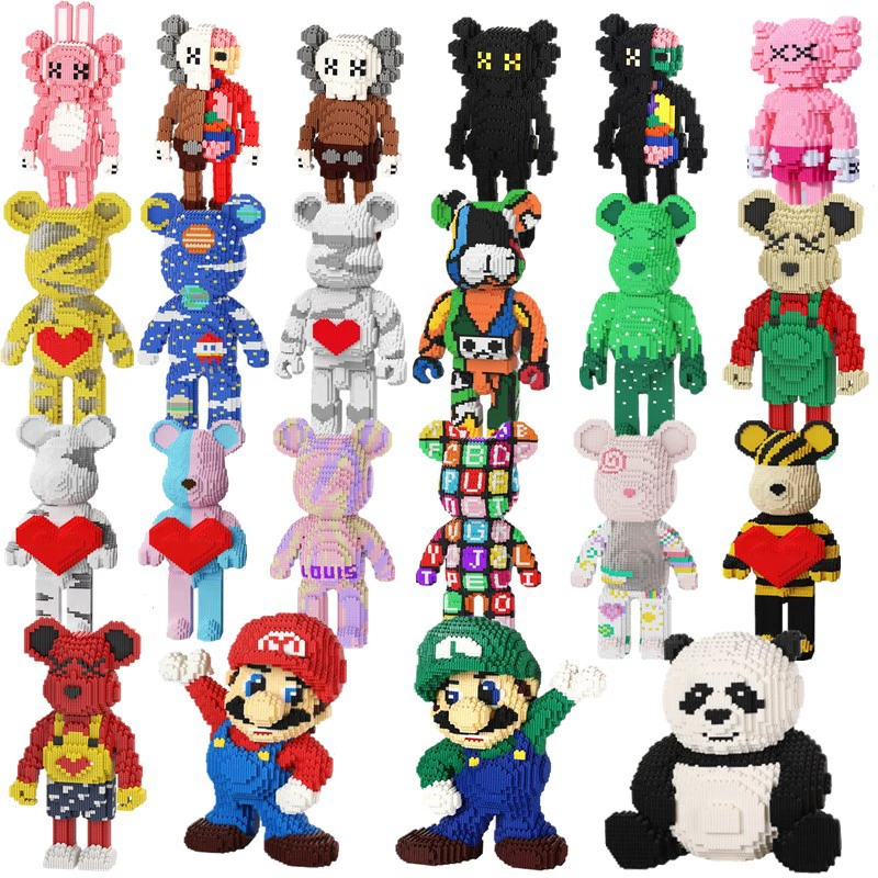Lego, plastic constructor, three dimensional smart toy, children's handmade diy, Birthday gift