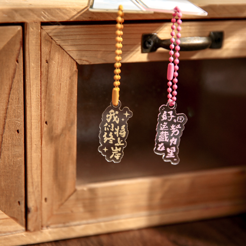 Papel Sr. Examen marcadores acrílicos Mantiene el amor Bendición pequeños regalos inspiradores Copywriter marcadores de estudiantes