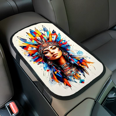 cross-border best-selling car armrest cushion, Armrest box pad - zkfs088