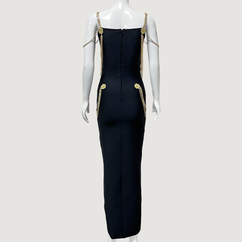 Elegant Women's Bandage Evening Dress For Formal Prom Occasions_voghion.com
