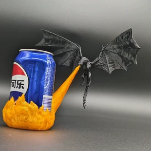 Подставка для чашки «Пламя дракона» 3D-печать декор