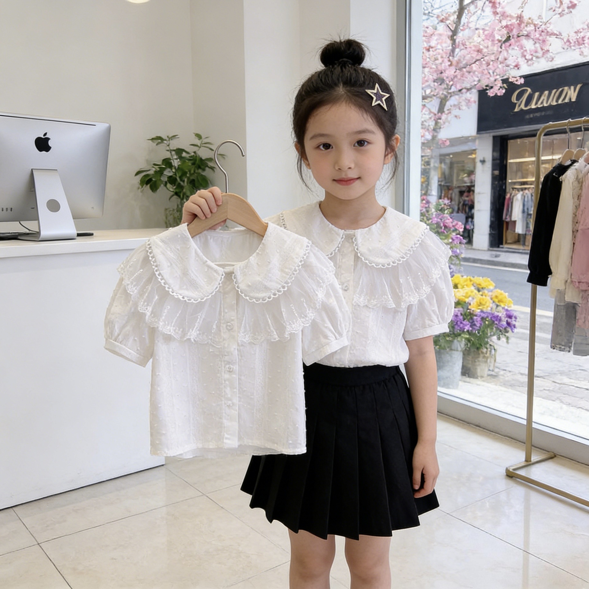 Lace summer shirt