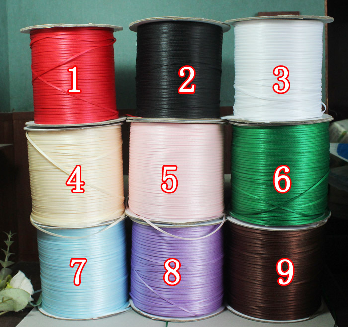 Cinta de raso de doble cara de 2mm, cinta de 3 metros, buena calidad, ropa de bebé mini BJD, soldado de bricolaje ultrafino OB11