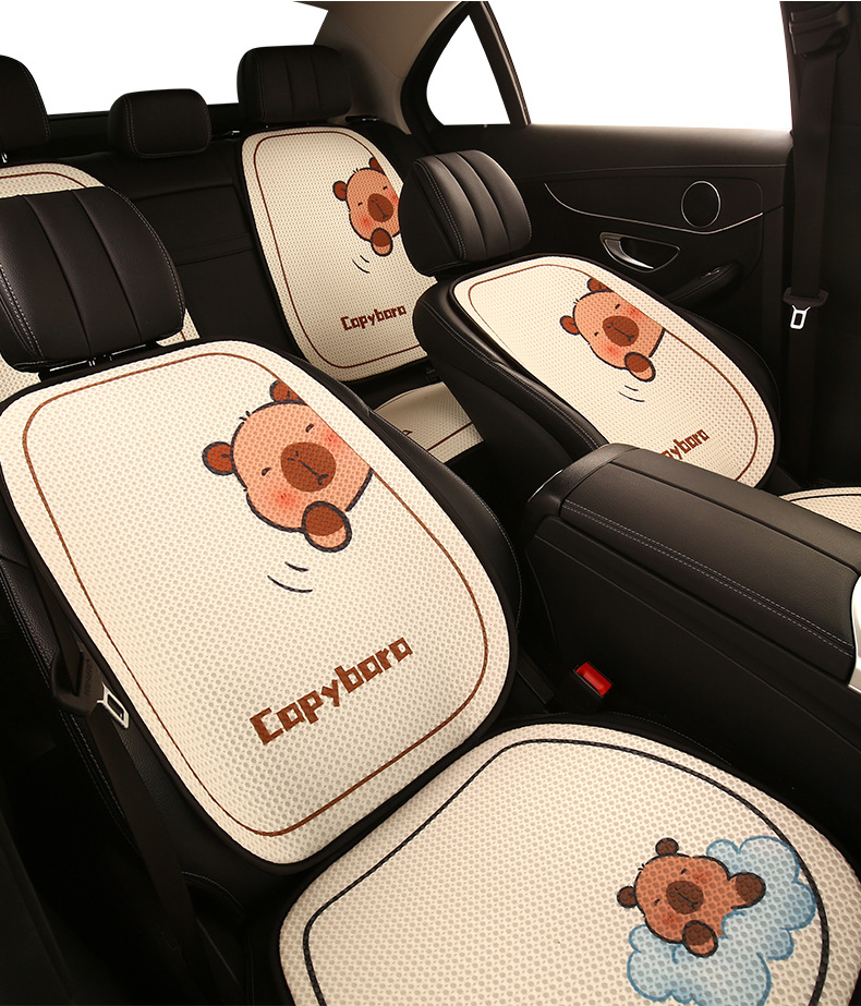 26 Car Seat Cushions for All Seasons, Trendy Seat Cushions, Car Seat Covers, New Half-Cover Rear Seat Covers for Women