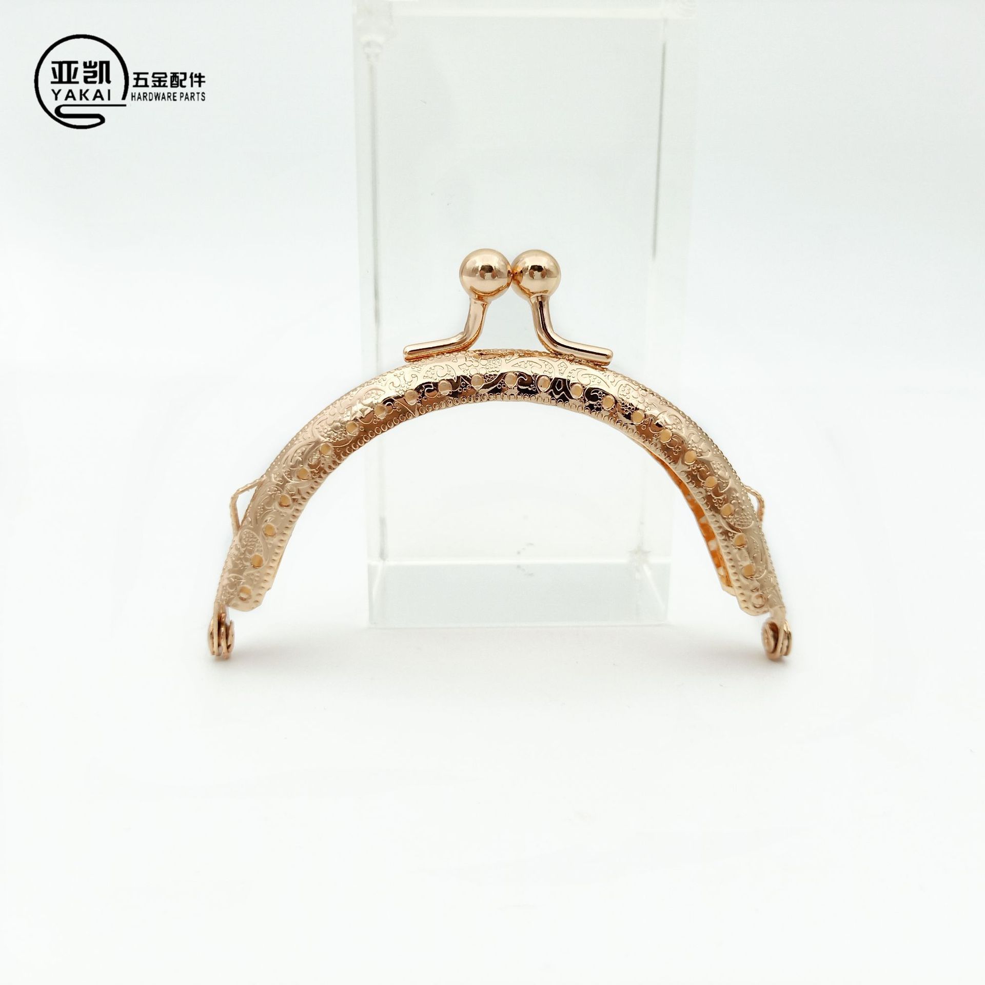 Boca de monedero semicircular de 8.5 cm, cierre metálico para bolsos y manualidades