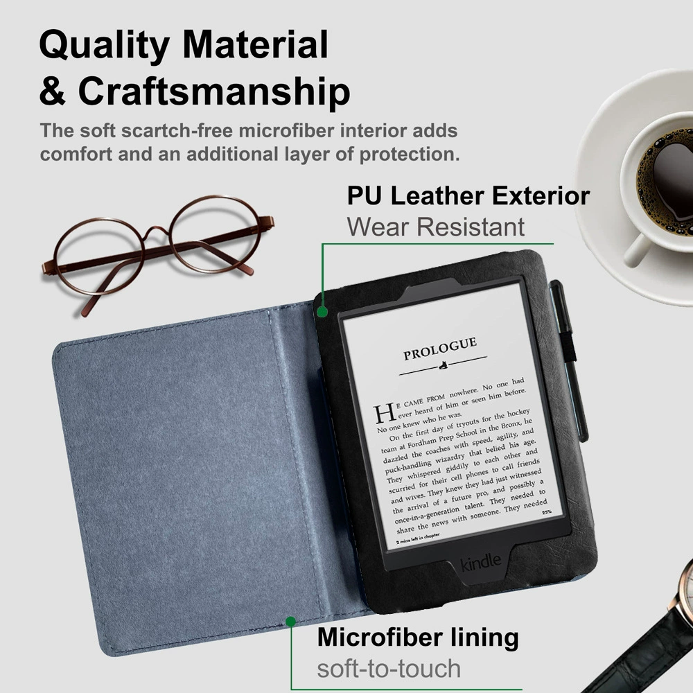 Совместимо с защитным чехлом Kindle Paperwhite Paperwhite123 кожаный кейс KPW123 полноразмерный