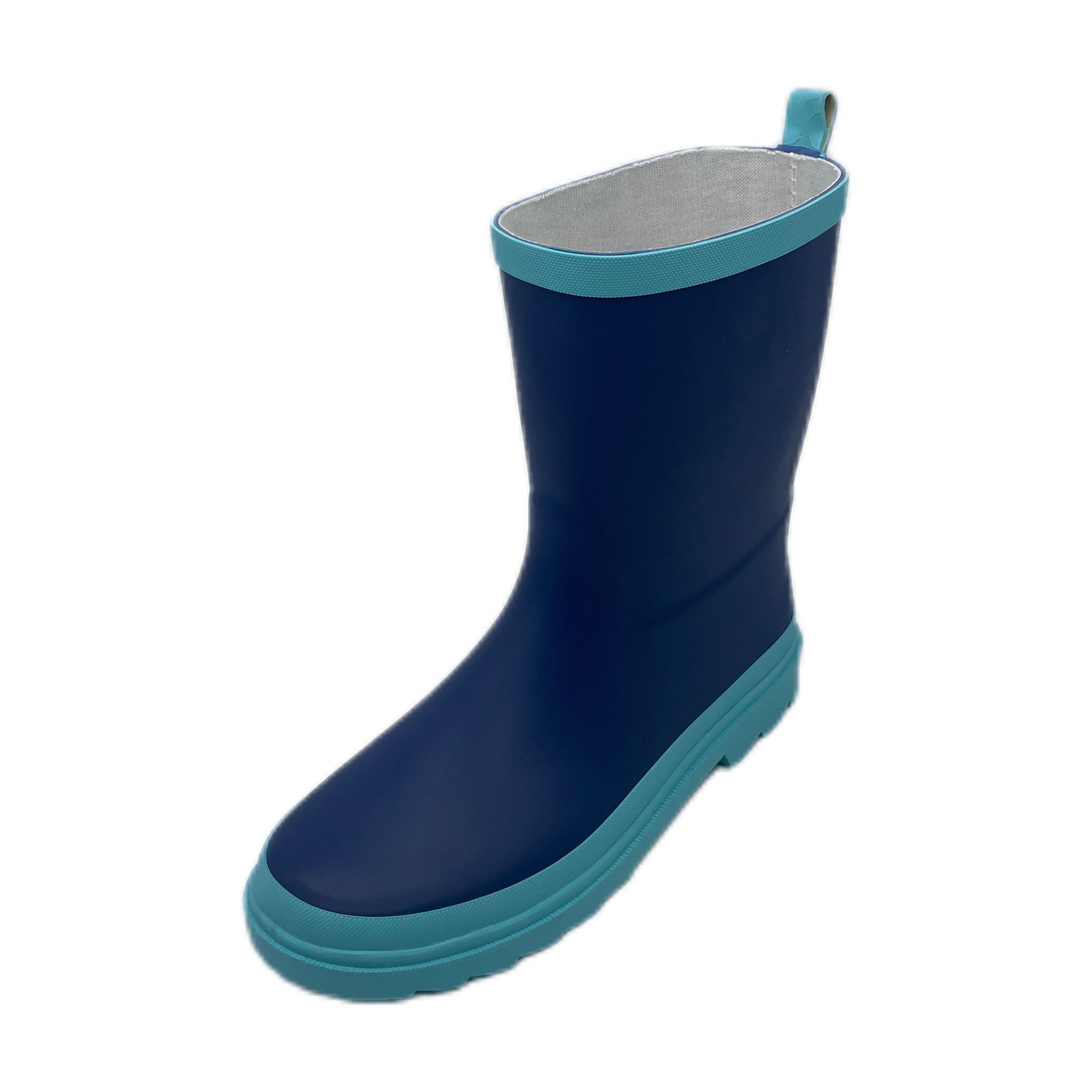 New Kidsren's Rain Boots Thickeneded Water Shoes High Tube Waterproof Anti-Slip Cartoon Rubber Rain Boots Exported to European and American Factories Wholesale