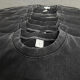 300G crew neck heavy worn short sleeve T-shirt men's summer European and American fashion brand oversize retro wash water do old T-shirt