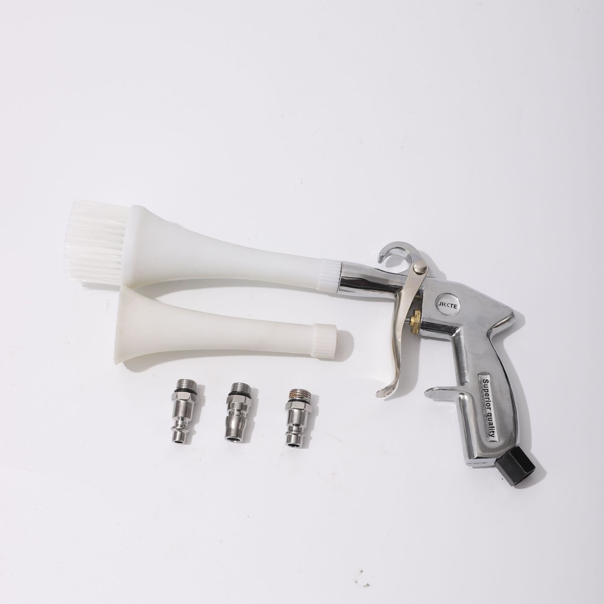 Dust Blowing Gun with Car Air Pressure Gauge, Beauty Tool, Tornado Cleaning, Dust Removal, Water Blowing, Dry Cleaning, Interior Cleaning Gun