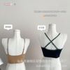 Wireless bra, top with cups, removable push up bra, bra top, breast pads, beautiful back