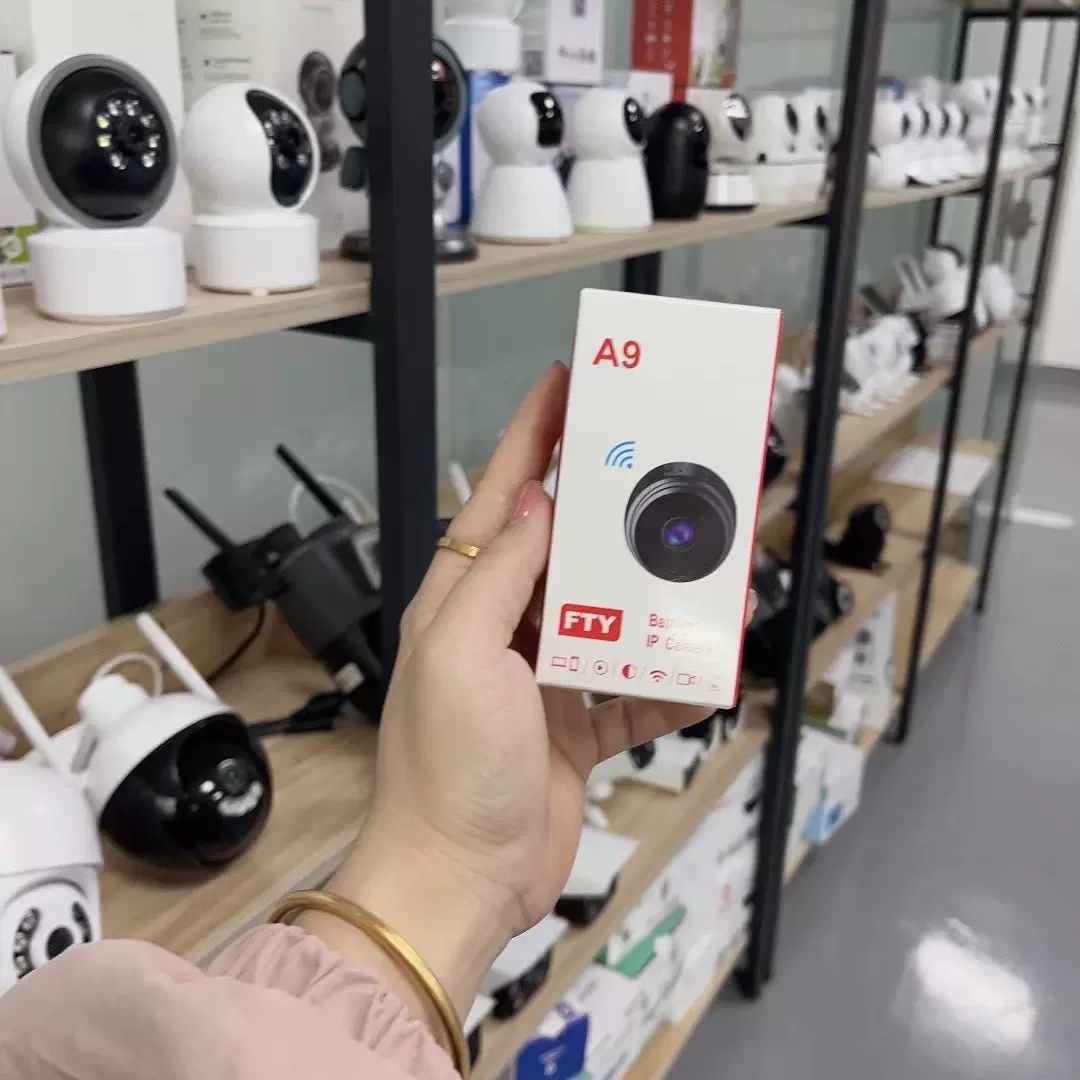 工厂批发A9摄像头家用wifi无线远程监控摄像头宠物儿童智能摄像机