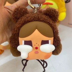 新商品の泣く子供のイヤホンの包みのゴムの顔のぬいぐるみのキーホルダーの東南の越境のペンダントの公仔の潮はシリーズを遊んで飾ります。