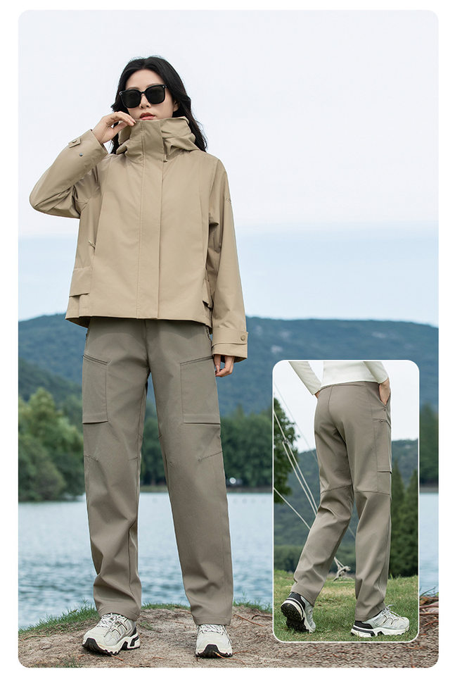 Quần tây nam dáng thẳng lưng trung, vải co giãn chống nhăn không cần ủi, phong cách công sở — Xanh quân đội, màu tím, màu xám đậm, màu đen chi tiết 12