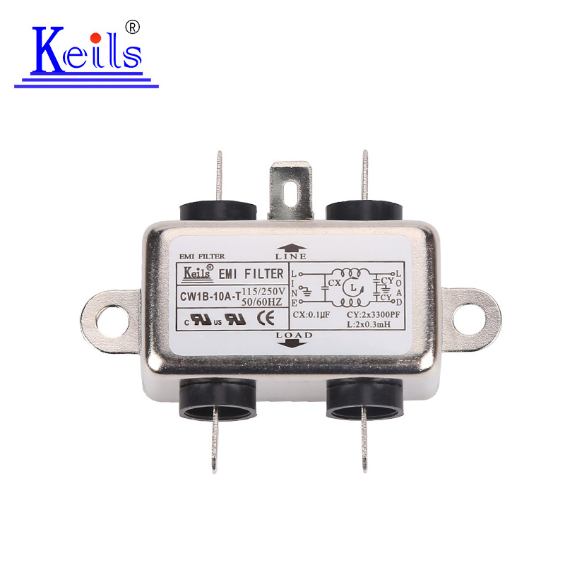 厂家供应电源滤波器单相220V交流直流抗干扰电源滤波器厂家批发