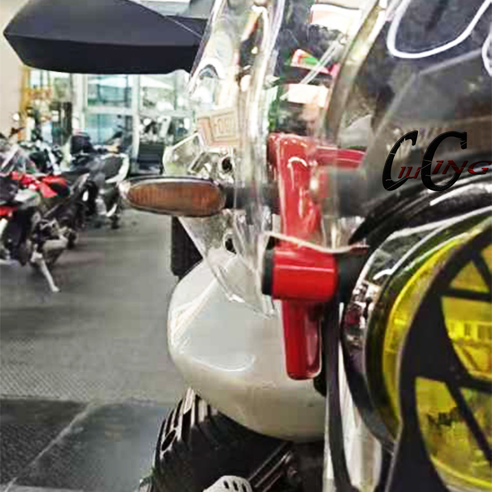 Motorcycle Spoiler Side Windshield Suitable for Moto Guzzi V85Tt 2019-2025