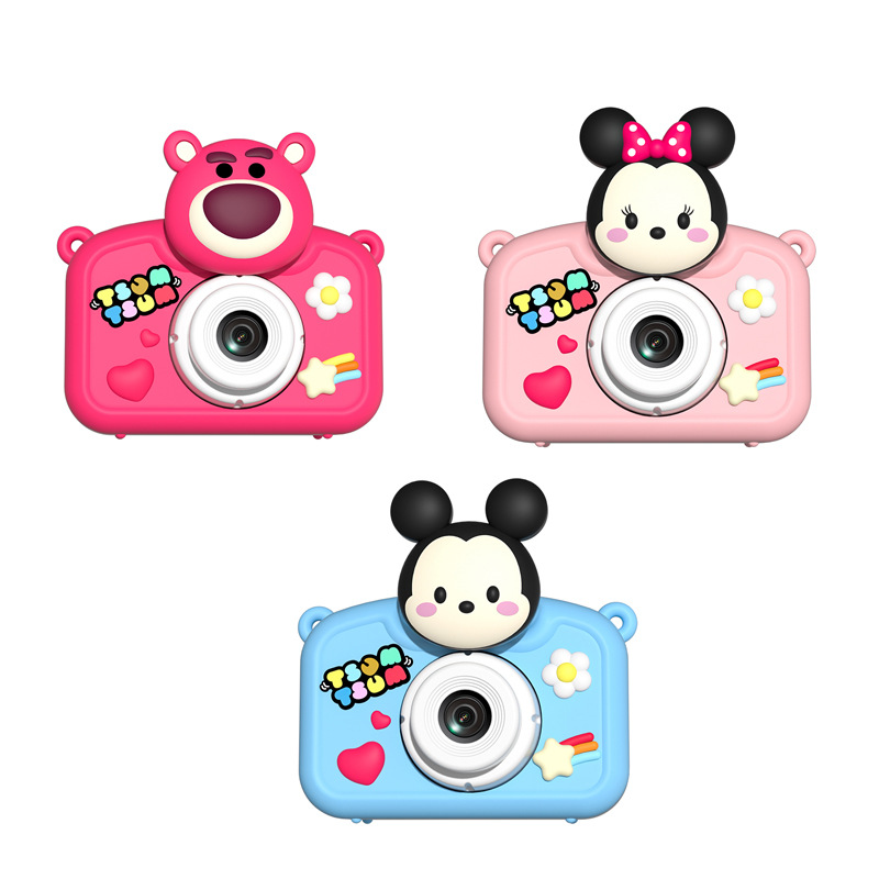 Cámara infantil portátil y adorable, un juguete divertido que puede tomar fotos y videos, cámara de alta definición, regalo para las fiestas image 6