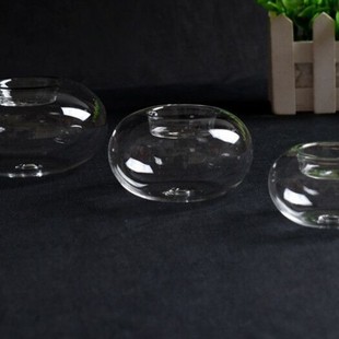 Romantic Home Glass Candle Holder European-style Transparent Crystal Glass Candle Holder Lampshade