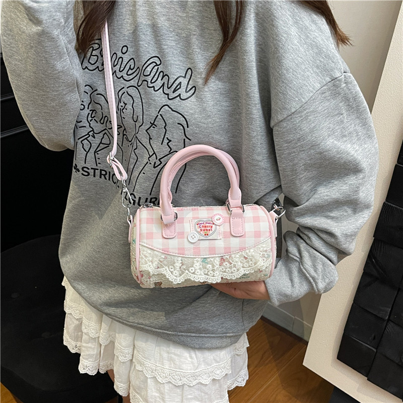 少女风褶皱蝴蝶结单肩斜挎包小众设计感夏季时尚手提褶皱饺子包潮|undefined