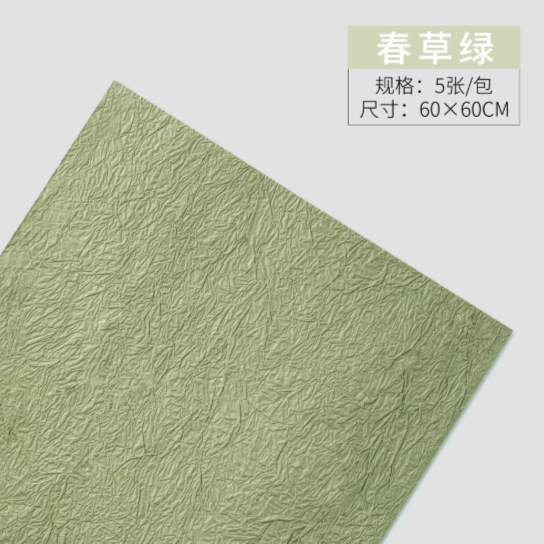 Papel de Regalo con Textura de Piedra de Papel Texturizado Doble Capa Arrugado para Flores y Regalos