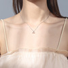 Brand necklace, chain for key bag , 2022 collection, silver 925 sample, 925 sample silver, simple and elegant design