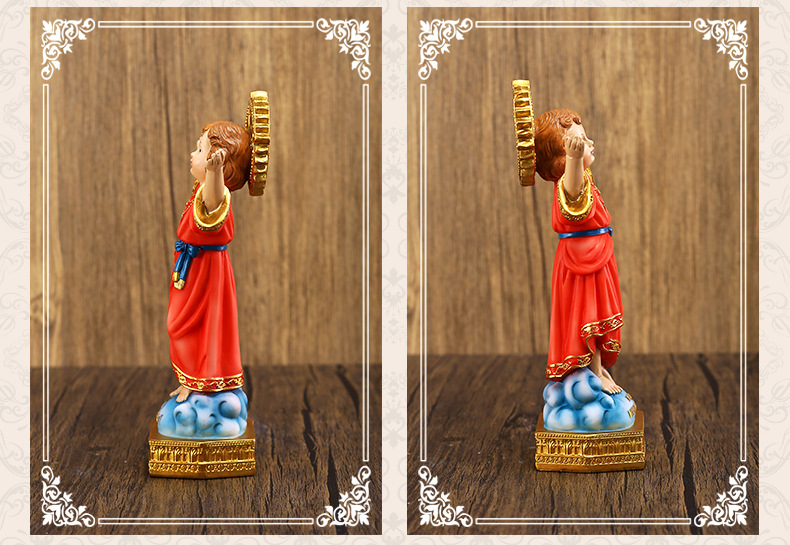 New Hand-raising Holy Boy Jesus Ornaments Table Decoration Gift Resin Crafts display picture 2