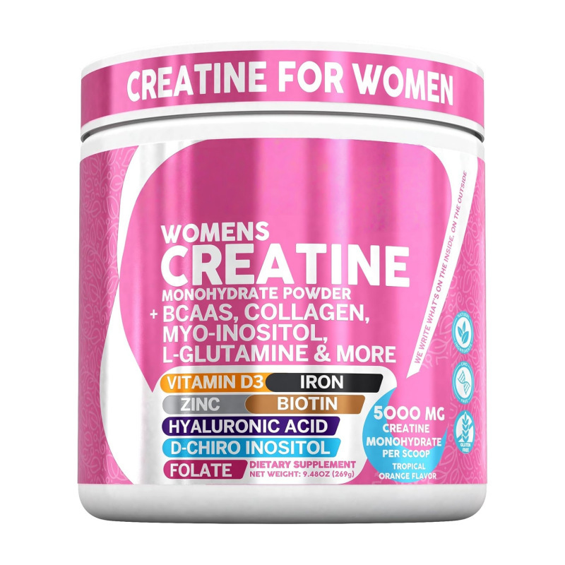 美区现货 TK爆款 Creatine Monohydrate 女性肌酸复合粉 工厂直发|undefined