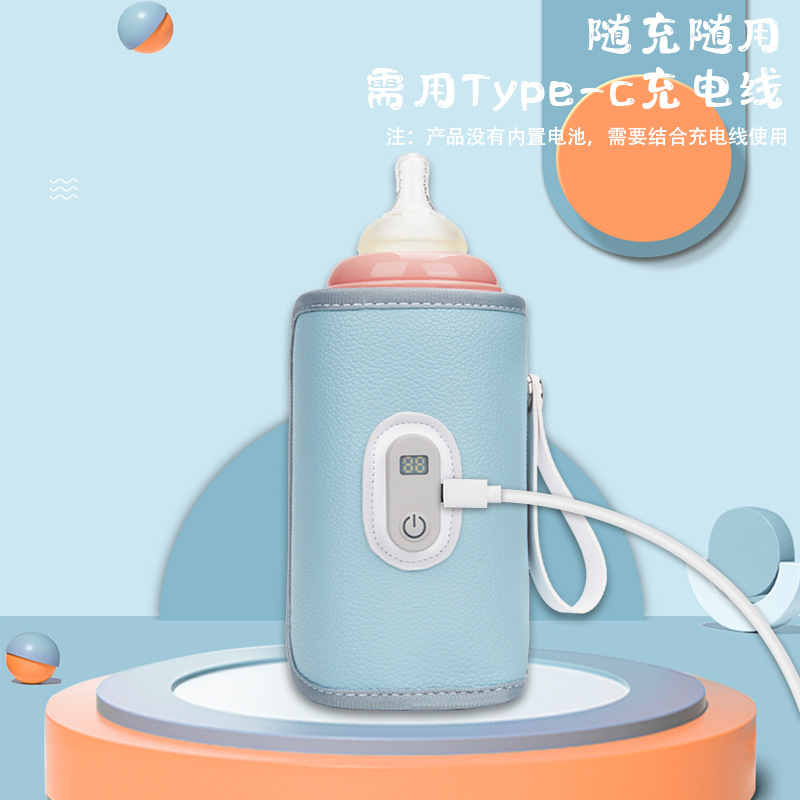 Cross-Border Constant Temperature Bottle Insulation Cover for Outdoor Use, Universal Portable Special Baby Heating Milk Warmer Cover, Insulation Cover