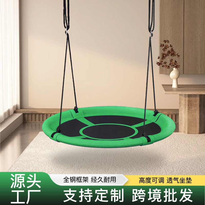 야외 성인용 캠핑 놀이용 그네, 실내 가정용 넘어짐 방지 싱글/더블 강화형 크로스보더 그네 도매 피트니스용