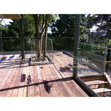 钢玻璃 颜色钢化玻璃 不锈钢栏杆 12厚地装玻璃护栏 户外防腐栏板