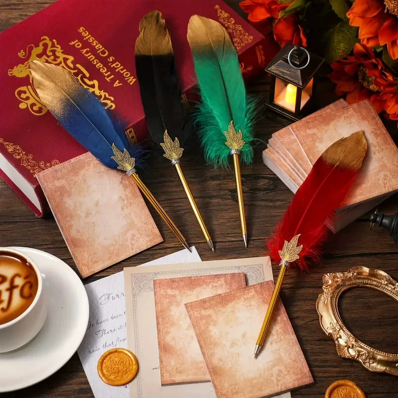 Креативная перьевая ручка Подарочная ручка кленовый лист шариковая ручка пишущая ручка Рождественский подарок студенческий приз фирменная ручка ручной подарок