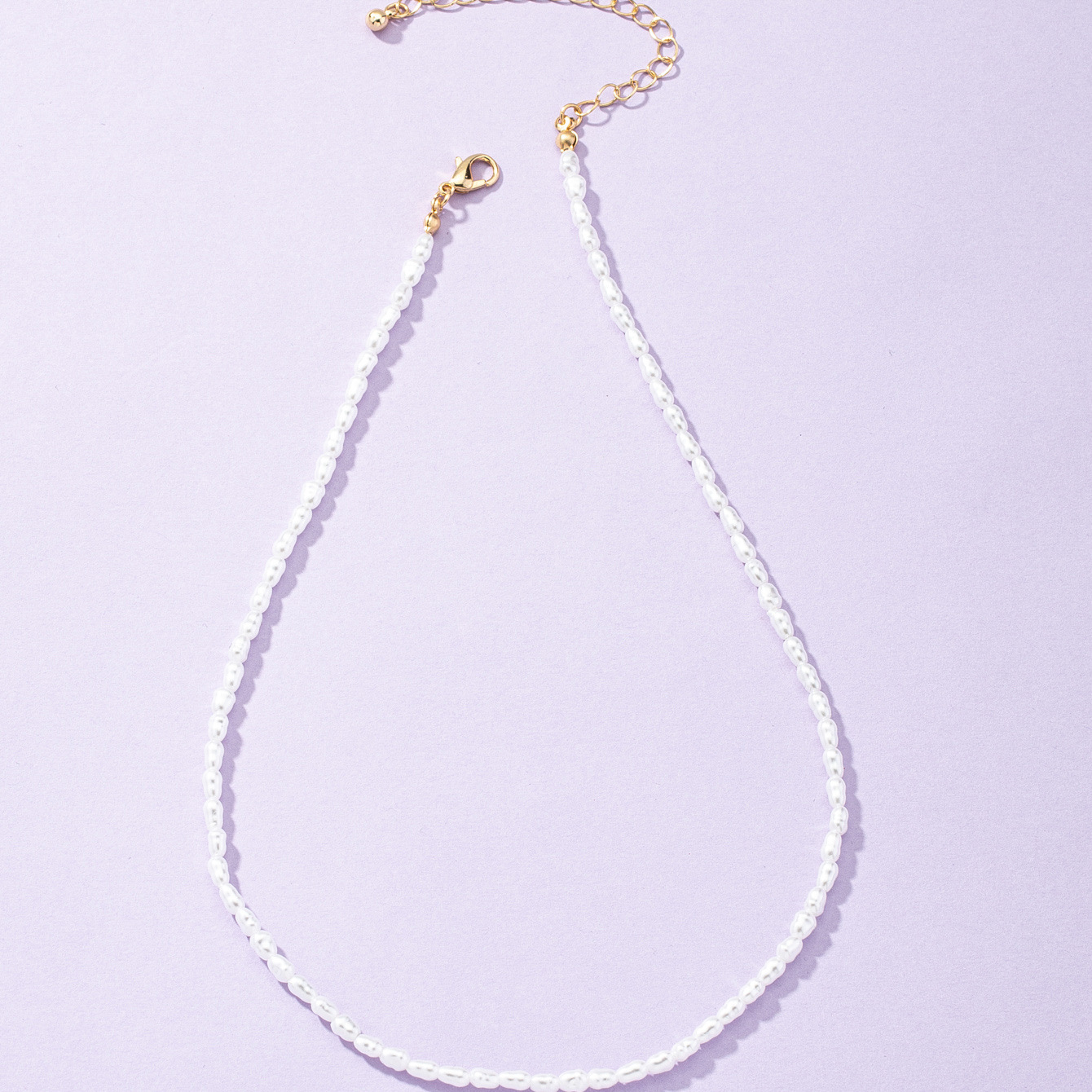 special-shaped pearl chain necklace wholesale nihaojewelry