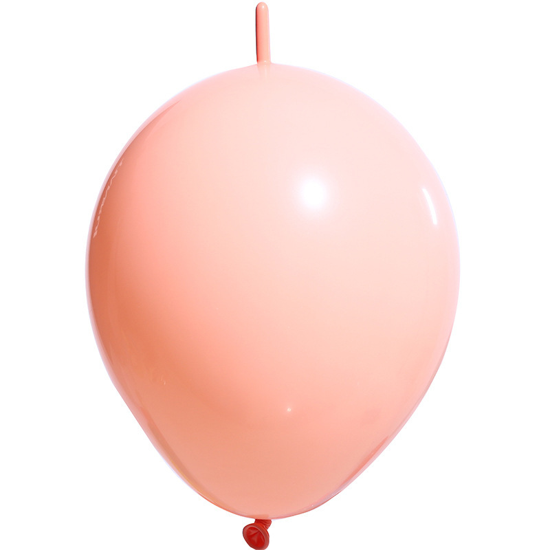 Balón de cola transfronterizo de 6 pulgadas mate macarón aguja bola de cola amor tridimensional estilo de decoración de la bola de cola del día de San Valentín