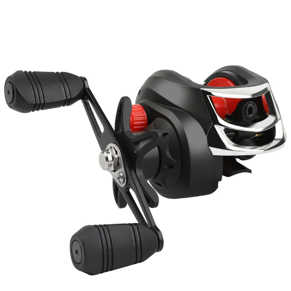 Venta directa de fábrica universal metal anti-explosión línea Luya rueda de gota de agua fuerte tensión negro mar Rod largo tiro pesca carrete al por mayor