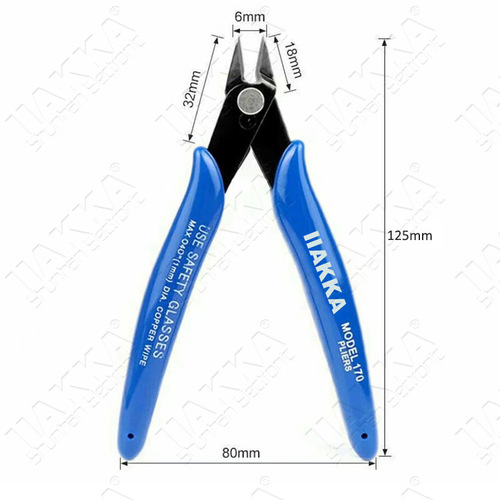 Wholesale 170 diagonal pliers plastic nozzle mini electronic hand-cut pliers DIY model Ruyi pliers