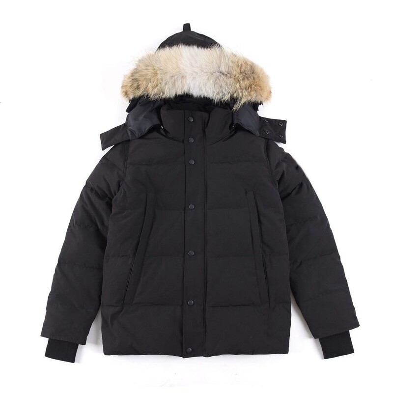 Foreign Trade Canada Goose down Jacket 29 Styles Canadian Wyndhaw Men's Parka with Wolf Fur Collar Outdoor Casual 3808m Foreign Trade Canada Goose down Jacket 29 Styles Canadian Wyndhaw Men's Parka with Wolf Fur Collar Outdoor Casual 3808m