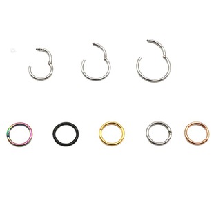 European and American stainless steel body piercing jewelry titanium steel nose ring earrings manufacturers spot wholesale
