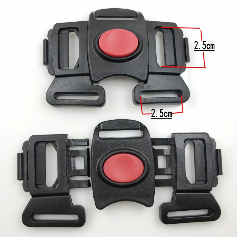 Supply of plastic multi-directional stroller buckle, five-point safety buckle, plastic buckle buckle