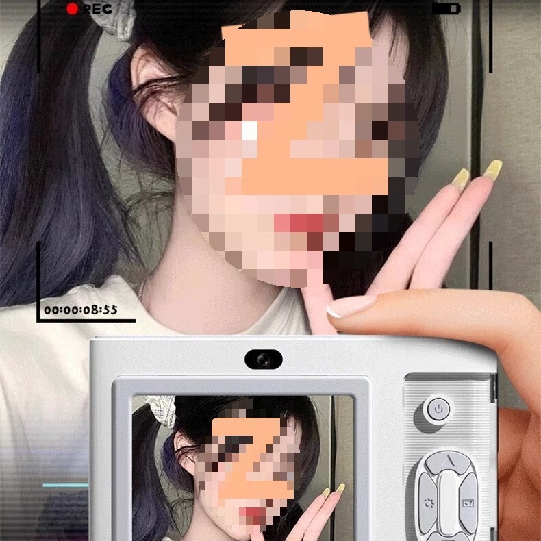 Retro Student Camera Card Ccd Instant Slr Camera High-Definition Pixel Girls and Kidsren Travel Entry-Level