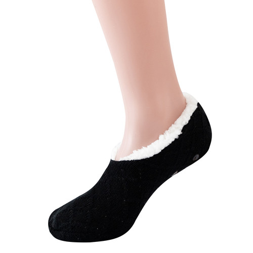 Sock covers American sherpa floor socks Zhuji socks early education non-slip shoe covers adult winter plus velvet home slipper socks