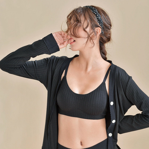OB003 Chunzidai one-piece Nana's same style sports yoga bra without wires, traceless, smooth and comfortable sleep