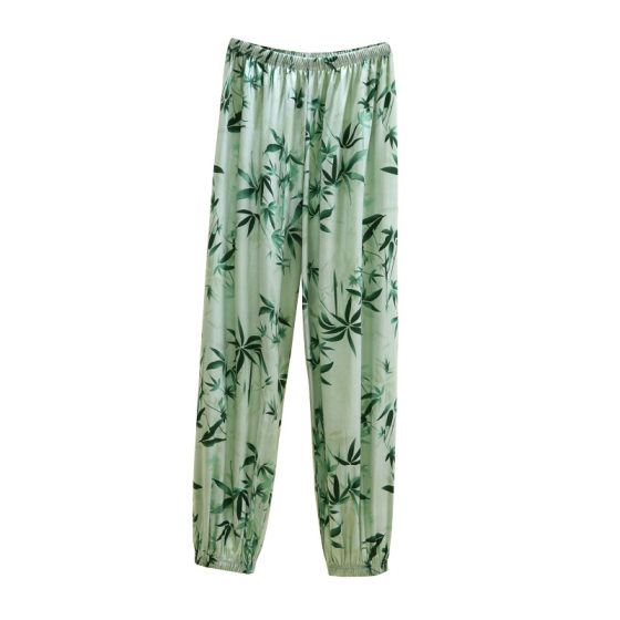 Women's Thin Cotton Silk Pants for Outdoor Wear 2025 New Style Artificial Cotton Jogger Pants Slimming Cotton Silk Mosquito-Proof Long Lantern Pants