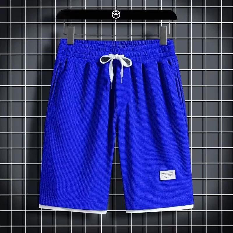 Летний спортивный костюм, oversize футболка с коротким рукавом корейского стиля и шорты, многоцветный, легкая повседневная