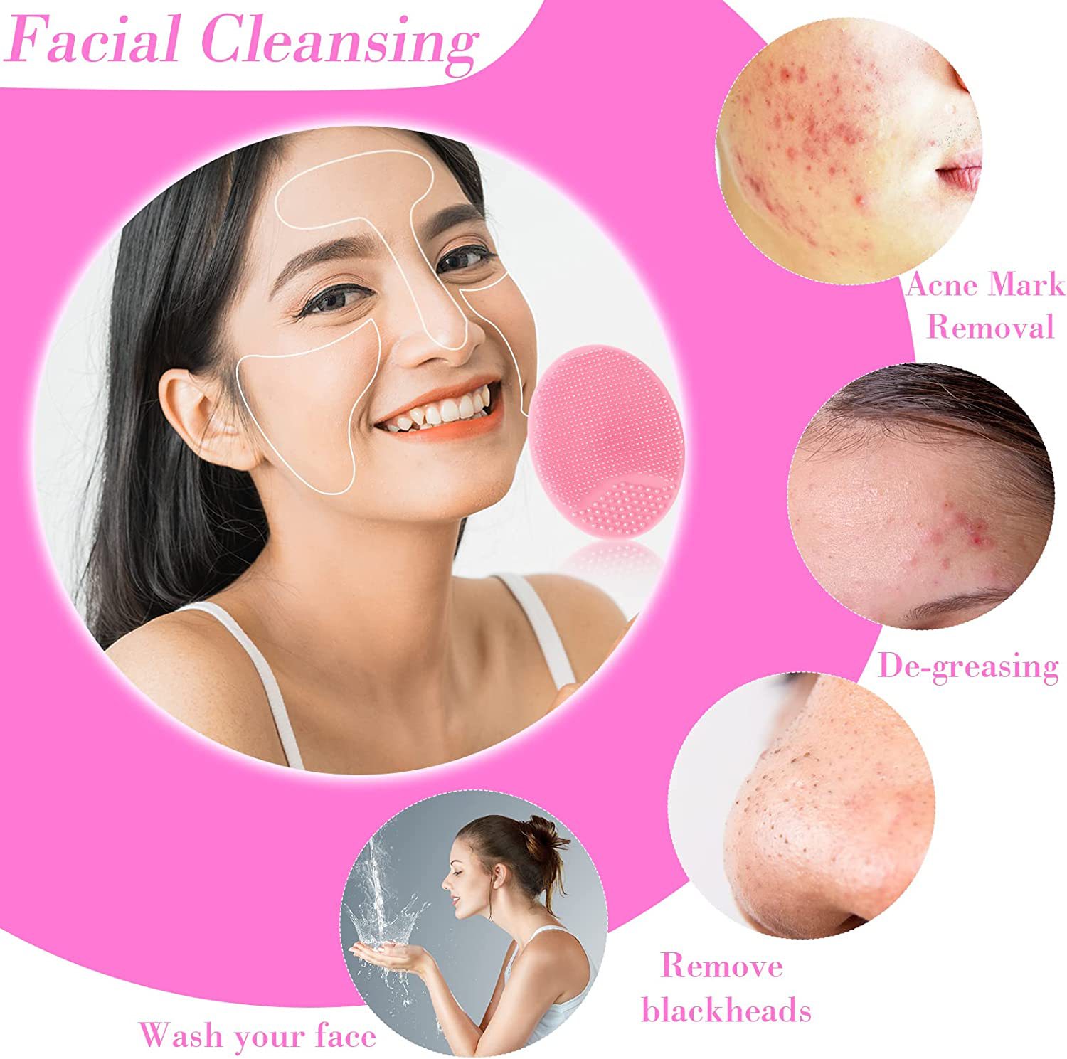 Silicone Facial Cleansing Brush