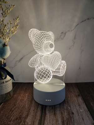 사랑 곰; 단색 USB 소켓